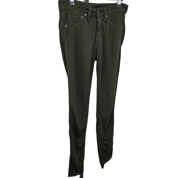 Rag & Bone  Ponte Stretch Olive Pants Size 26 - Picture 9 of 9